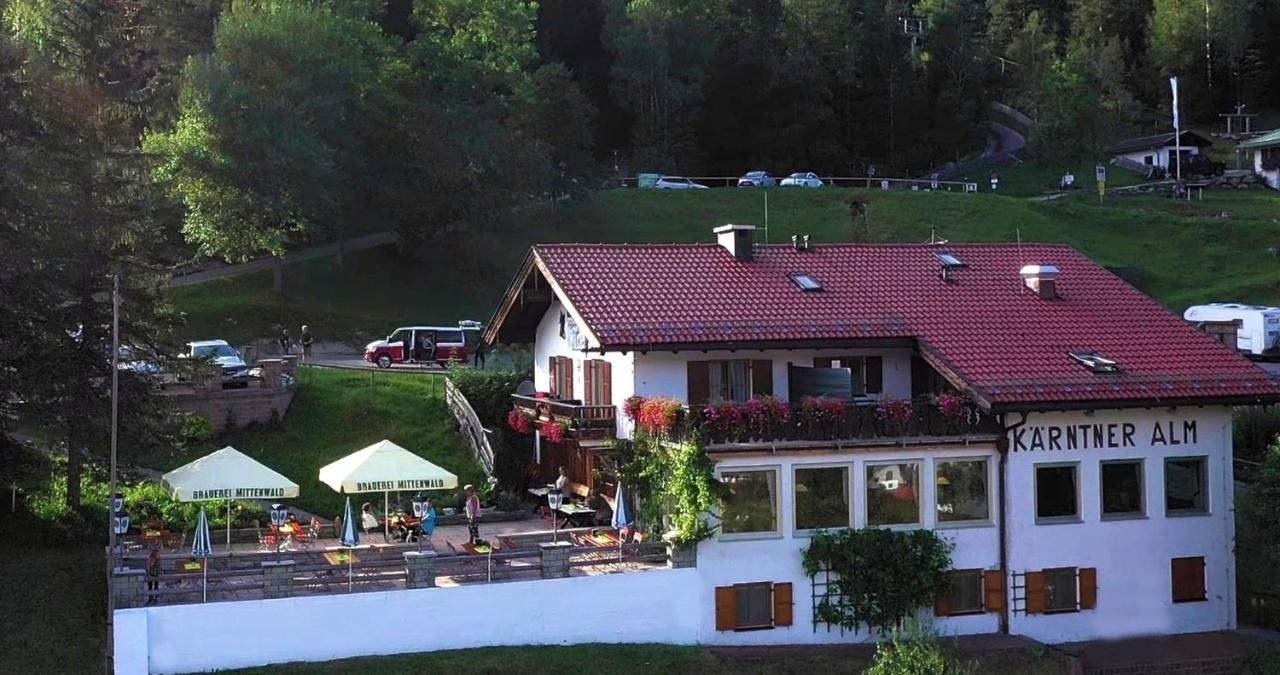 Berggasthof Karntner Alm Hotel Mittenwald Buitenkant foto